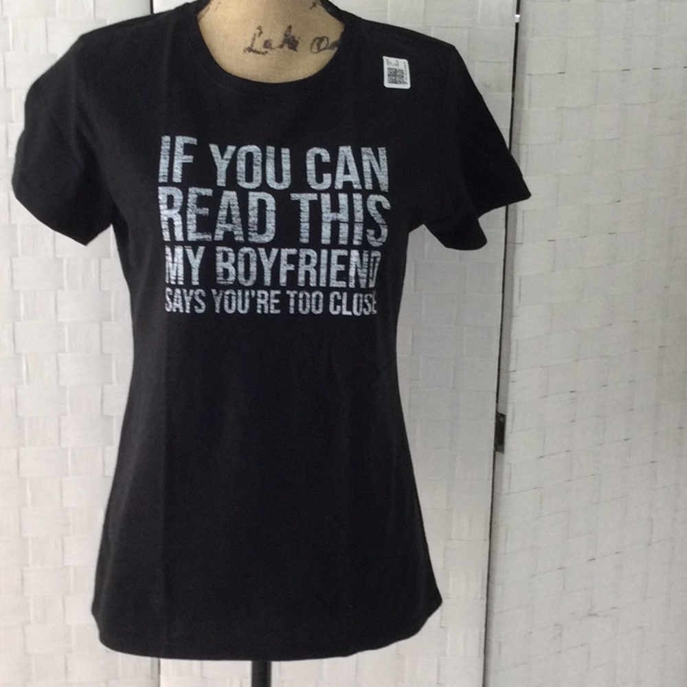 Port and Company Black Graphic Women's Tee